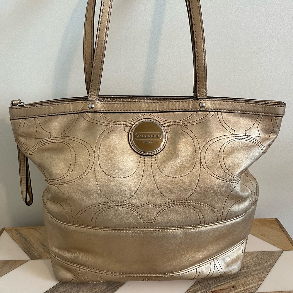 Gold Coach Purse